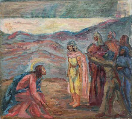 Свешникова Надежда Ивановна. Христос и грешница